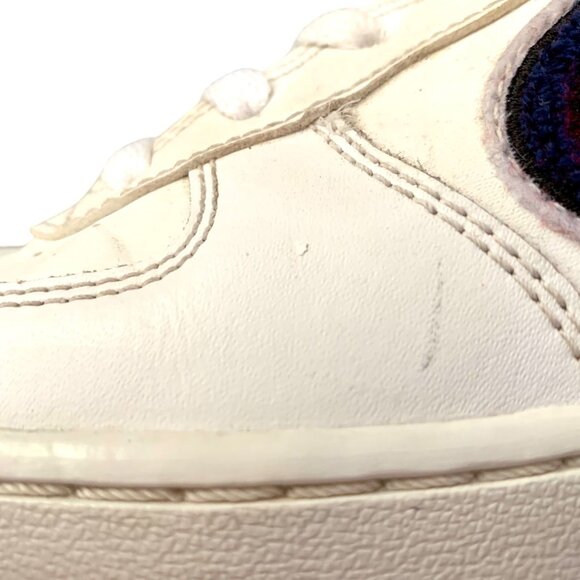 Nike Air Force 1 3D Chenille Swoosh Low Top Sneakers White Red 5.5Y Y2K Classic - Picture 10 of 12